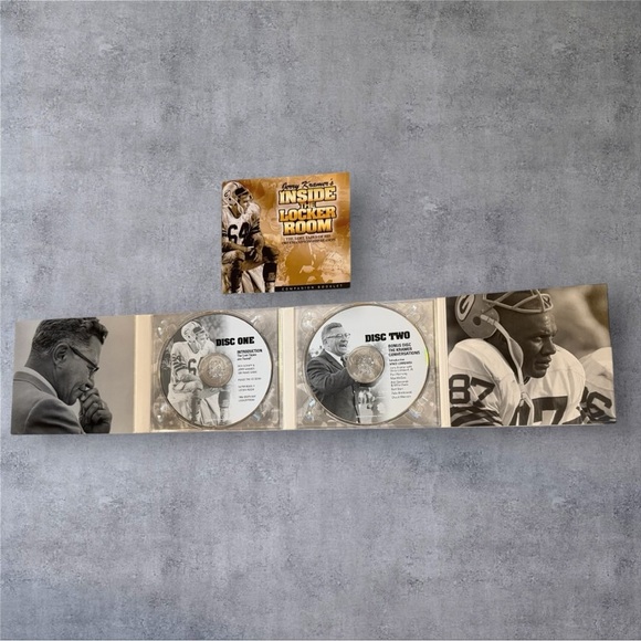 JERRY KRAMER'S "Inside the Locker Room" CD Set & Companion Photo Booklet - Picture 3 of 8